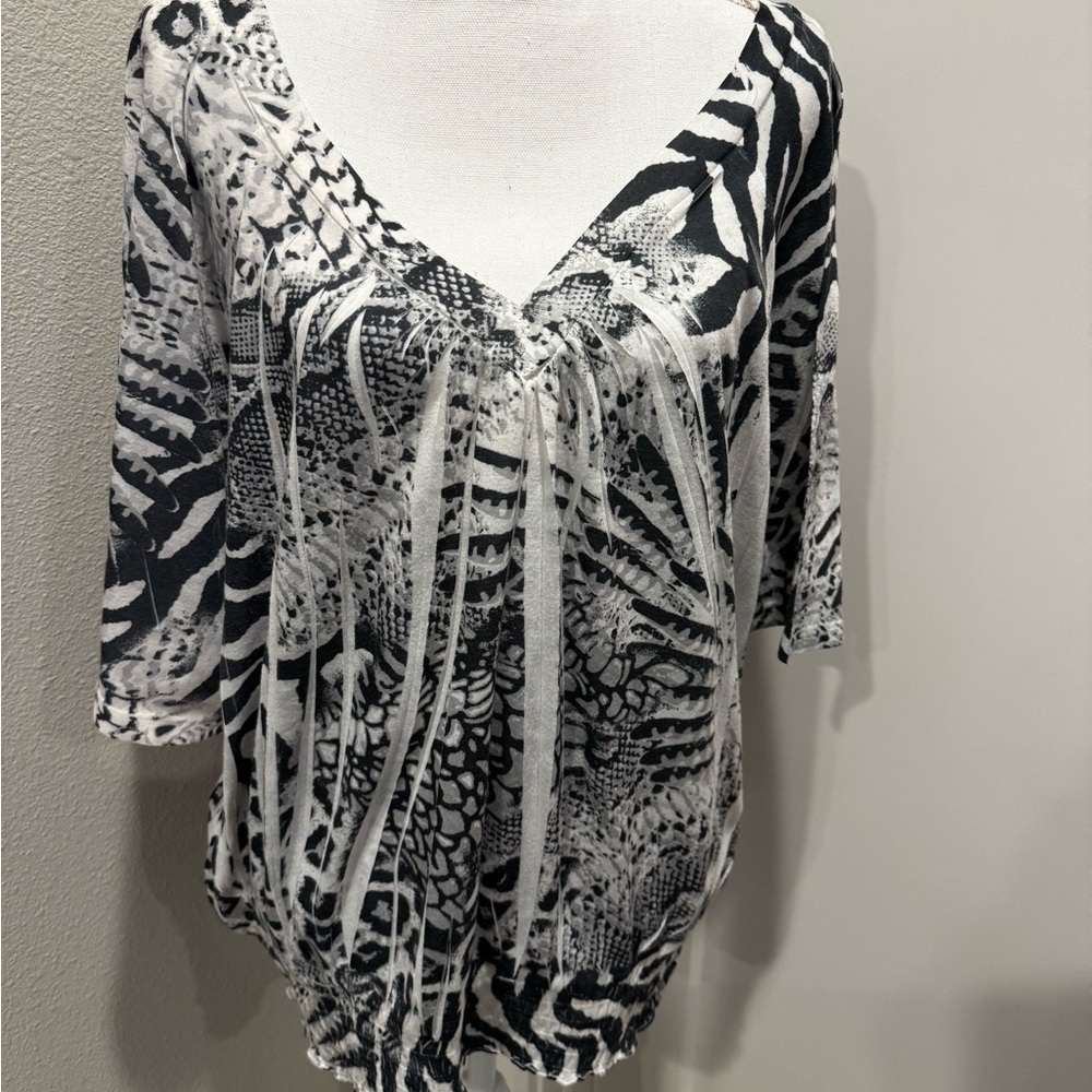American Rag Zebra Print Blouse